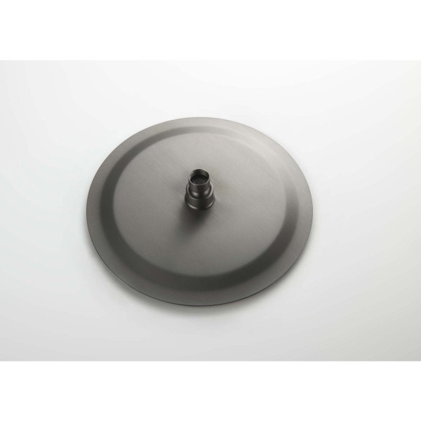 AQ2073BGM круглый верхний душ 250*2 мм, оружейная сталь (шлиф. черный хром). Фото 6