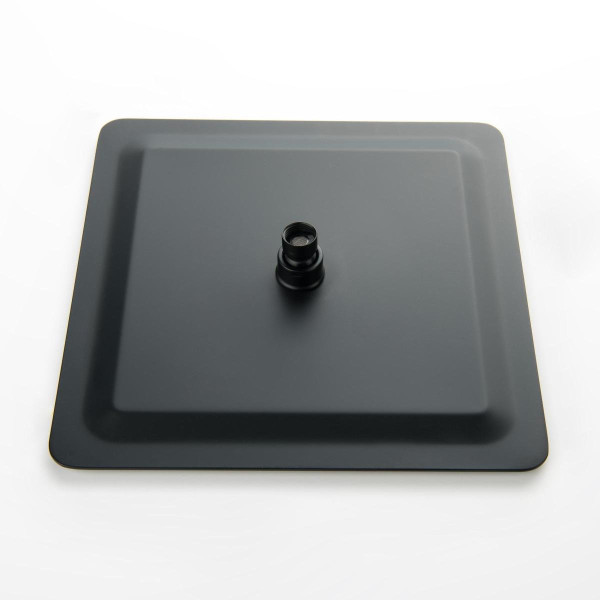 AQ2074MB квадратный верхний душ 300*300*2 мм, матовый черный. Фото 4