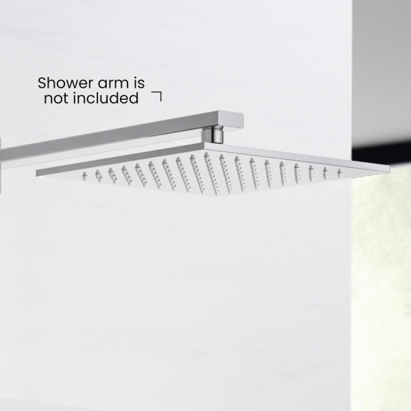 AQ2076CR квадратный верхний душ 250*250*7 мм. Фото 5