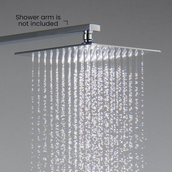 AQ2076CR квадратный верхний душ 250*250*7 мм. Фото 6