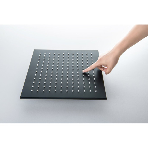 AQ2078MB квадратный верхний душ 300*300*7 мм, матовый черный. Фото 4