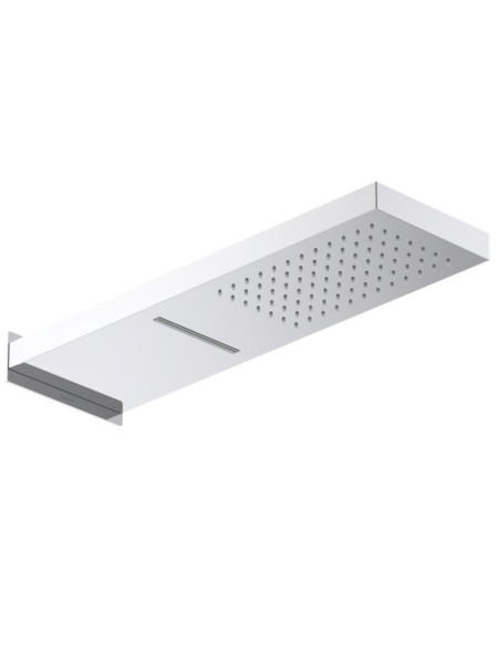 AQ2085CR настенный верхний душ 2 jet 550*170*30 мм. Фото 1