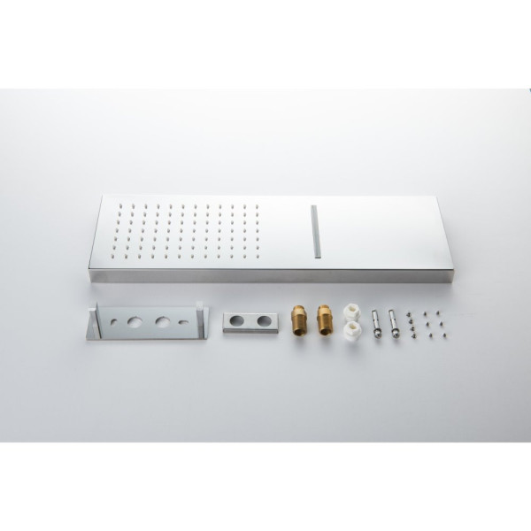 AQ2085CR настенный верхний душ 2 jet 550*170*30 мм. Фото 7