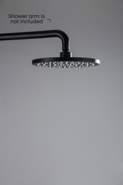 AQ2086MB круглый верхний душ 220*12 мм, матовый черный. Фото 5