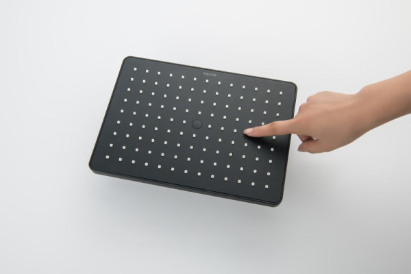 AQ2087MB прямоугольный верхний душ 260*188*68 мм, матовый черный. Фото 3