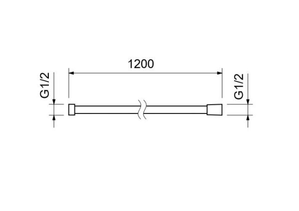 AQ2103BG шланг для душа 120 см нержавейка, шлиф. золото. Фото 3