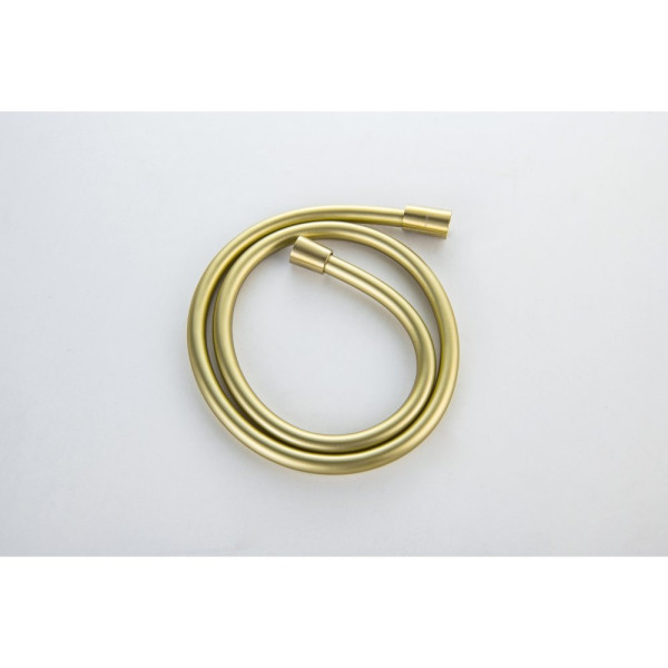 AQ2104BG шланг для душа 120 см ПВХ, шлиф. золото. Фото 4