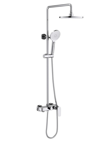 AQ2140CR БЕТТА душевая система (смеситель для ванны) 220мм. Фото 1