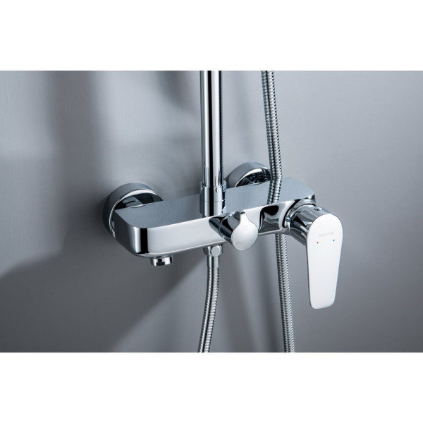 AQ2140CR БЕТТА душевая система (смеситель для ванны) 220мм. Фото 11