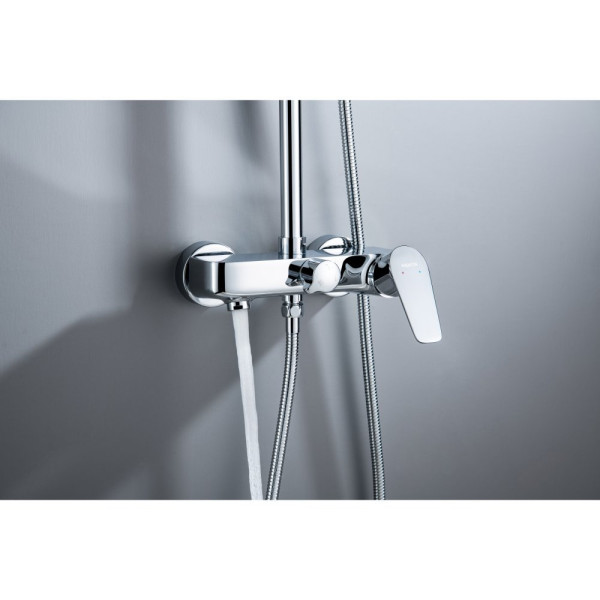 AQ2140CR БЕТТА душевая система (смеситель для ванны) 220мм. Фото 12