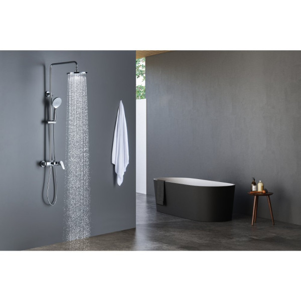 AQ2140CR БЕТТА душевая система (смеситель для ванны) 220мм. Фото 15