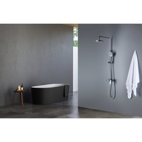 AQ2140CR БЕТТА душевая система (смеситель для ванны) 220мм. Фото 16