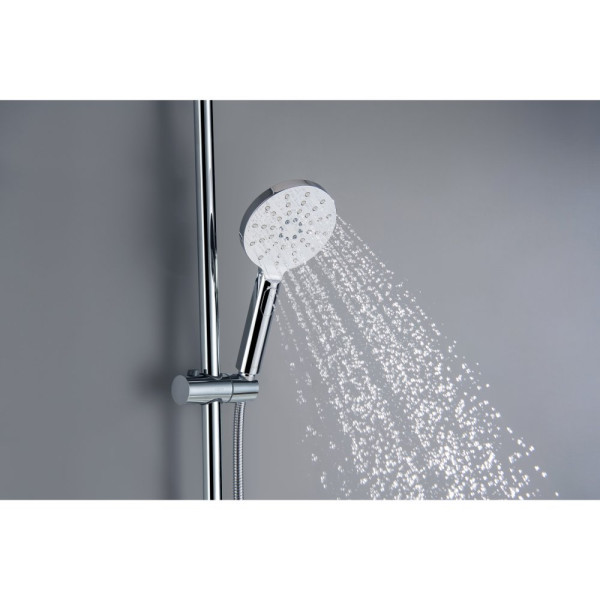 AQ2140CR БЕТТА душевая система (смеситель для ванны) 220мм. Фото 8