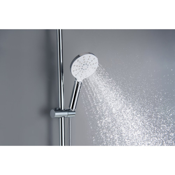 AQ2140CR БЕТТА душевая система (смеситель для ванны) 220мм. Фото 10