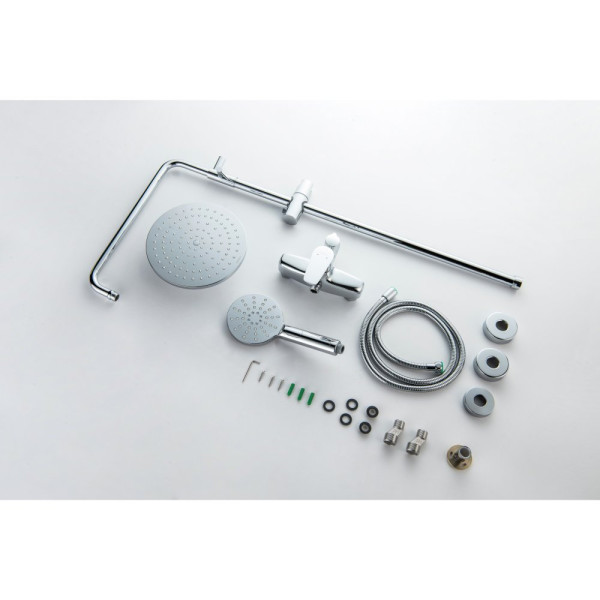 AQ2160CR БЕТТА душевая система (смеситель для душа) 220мм. Фото 14