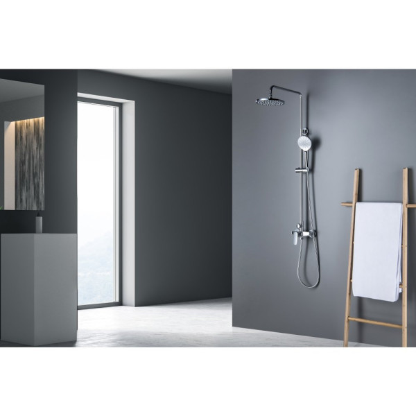 AQ2160CR БЕТТА душевая система (смеситель для душа) 220мм. Фото 16