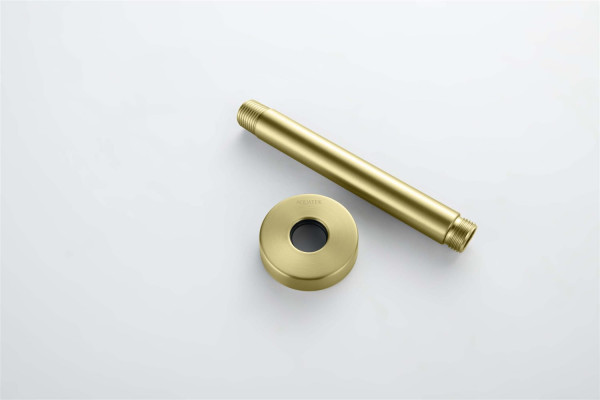 AQ2171BG держатель верхнего душа потолочный 150 мм, шлиф. золото. Фото 2