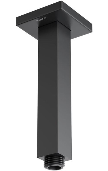 AQ2172MB держатель верхнего душа потолочный 150 мм, матовый черный. Фото 1