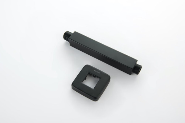 AQ2172MB держатель верхнего душа потолочный 150 мм, матовый черный. Фото 2