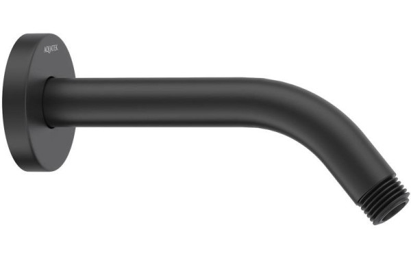 AQ2173MB держатель верхнего душа настенный 160 мм, матовый черный. Фото 1