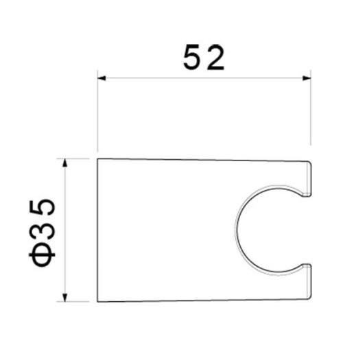 AQ2404CR держатель ручного душа. Фото 2