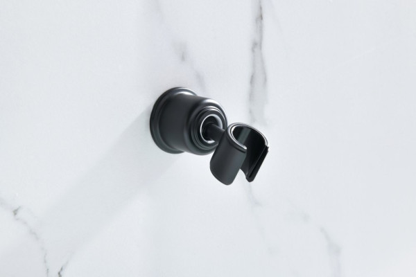 AQ2407MB КЛАССИК держатель ручного душа, матовый черный. Фото 2