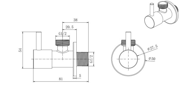 AQ2450CR угловой переходник. Фото 2