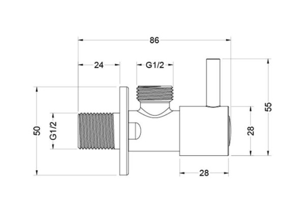 AQ2451CR угловой переходник. Фото 2