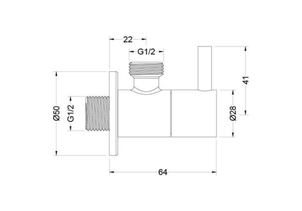 AQ2452CR угловой переходник. Фото 2