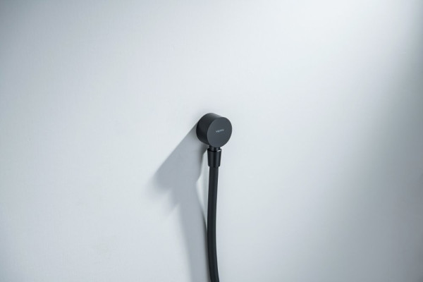 AQ2457MB шланговое подсоединение, матовый черный. Фото 3