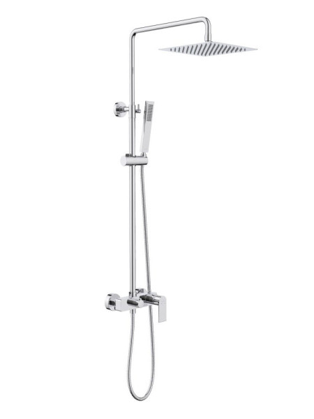 AQ2465CR ЛИРА душевая система (смеситель для душа) 250х250мм. Фото 1