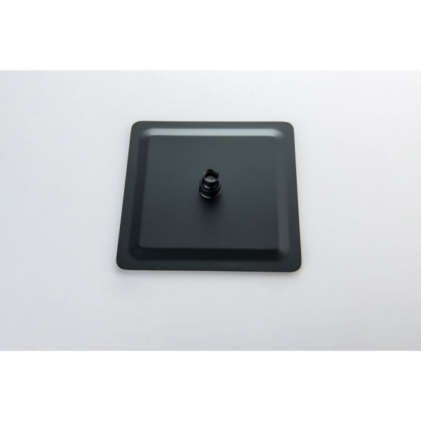 AQ2465MB ЛИРА душевая система (смеситель для душа) 250х250мм, матовый черный. Фото 4