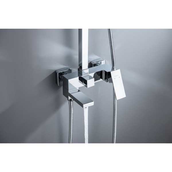 AQ2640CR ЛИБРА душевая система (смеситель для ванны) 300х200мм. Фото 5