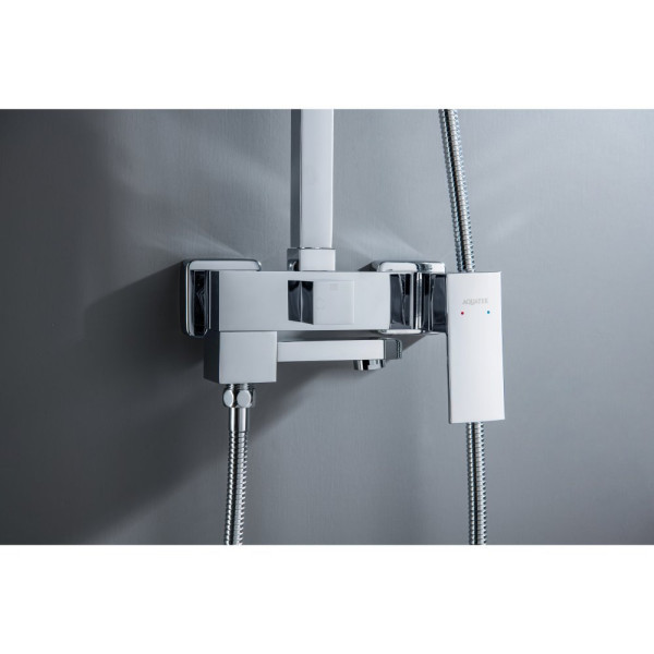 AQ2640CR ЛИБРА душевая система (смеситель для ванны) 300х200мм. Фото 6
