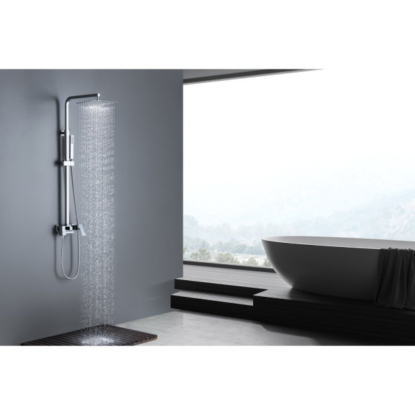 AQ2640CR ЛИБРА душевая система (смеситель для ванны) 300х200мм. Фото 9