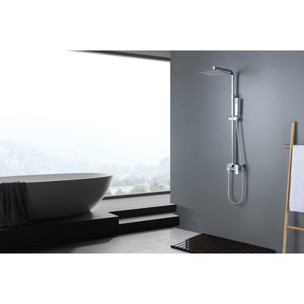 AQ2640CR ЛИБРА душевая система (смеситель для ванны) 300х200мм. Фото 10