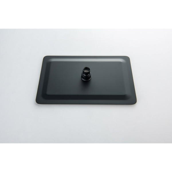 AQ2640MB ЛИБРА душевая система (смеситель для ванны) 300х200мм, матовый черный. Фото 4