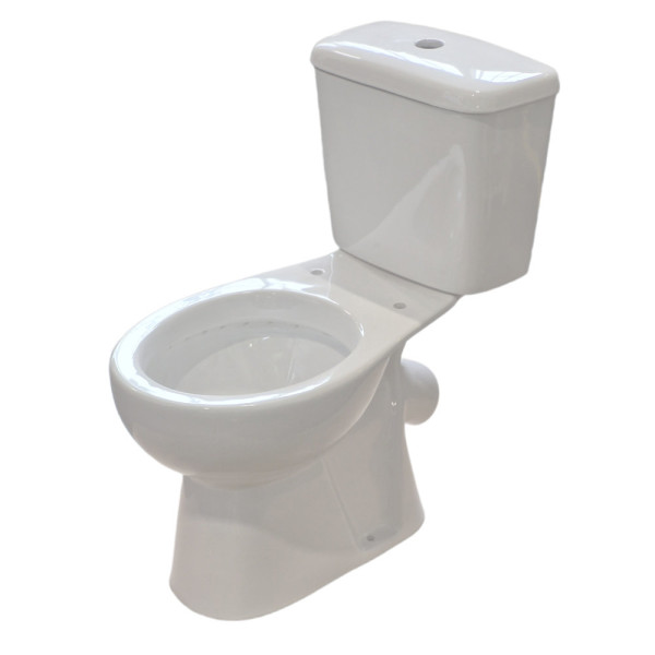 AQ2780-00 КАИР Унитаз напольный с бачком 660*360*720, косой выпуск, сиденье из полипропилена, крепеж. Фото 2