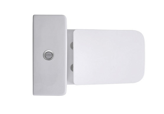 AQ2914-00 АМАДЕО Унитаз напольный безободковый с бачком 635*385*820, горизонтальный выпуск, тонкое сиденье с механизмом плавного закрывания, крепеж. Фото 2