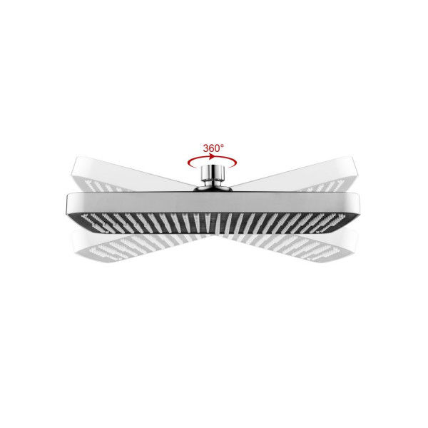 AQ3040CR ПОЛАРИС душевая система (смеситель для ванны) 295х195 мм. Фото 5