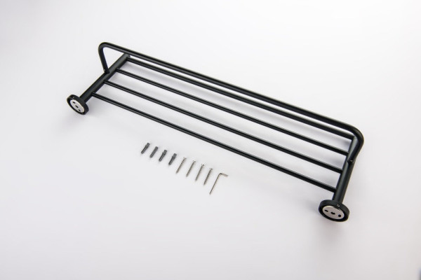 AQ4115MB ЕВРОПА полка для полотенец, матовый черный. Фото 6