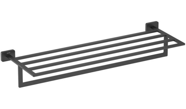 AQ4315MB ЛИБРА полка для полотенец, матовый черный. Фото 1