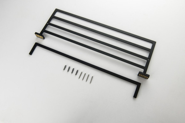 AQ4315MB ЛИБРА полка для полотенец, матовый черный. Фото 5