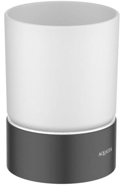 AQ4428MB ЛИРА стакан настольный, матовый черный. Фото 1