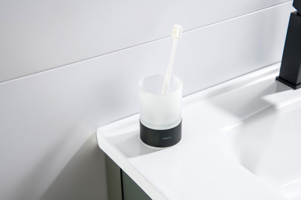 AQ4428MB ЛИРА стакан настольный, матовый черный. Фото 3