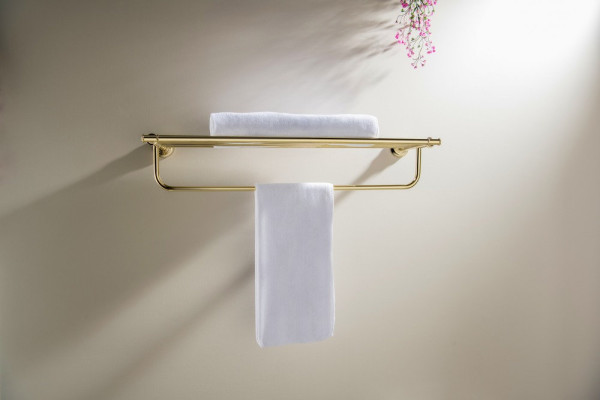 AQ4515PG КЛАССИК полка для полотенец, полир. золото. Фото 3