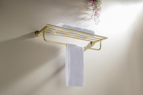 AQ4515PG КЛАССИК полка для полотенец, полир. золото. Фото 4