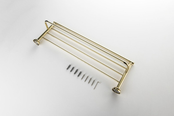 AQ4515PG КЛАССИК полка для полотенец, полир. золото. Фото 5