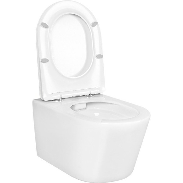 AQ5026-00 Крышка-сиденье тонкое soft-close для AQ1363B-00 / AQ1363W-00 / AQ1253W-00/AQ1365T-00. Фото 6