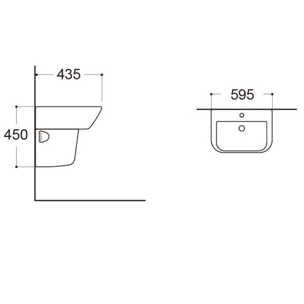 AQ5441-00 полупьедестал 300*240*340. Фото 2